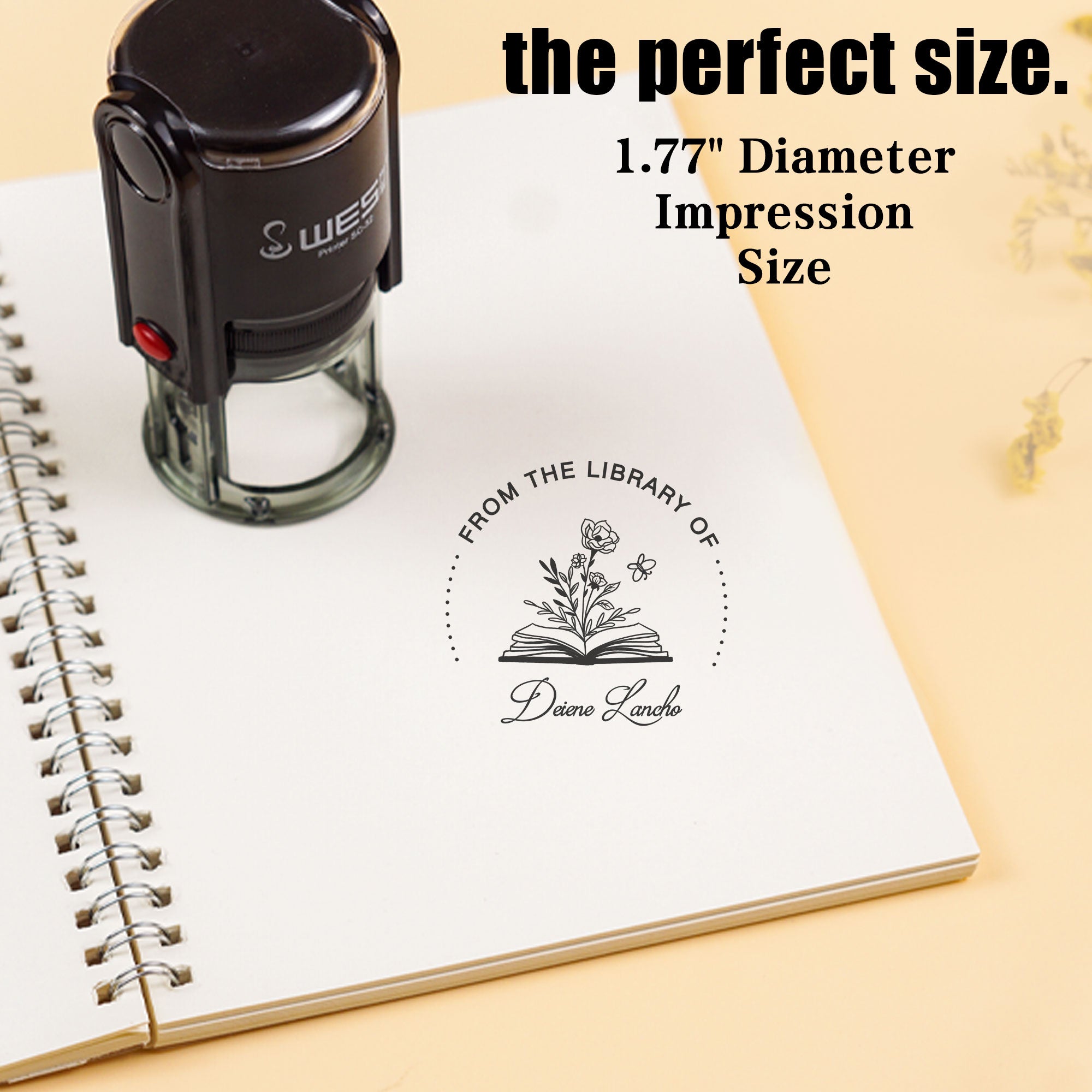 Retro Craft Self‑inking Stamp