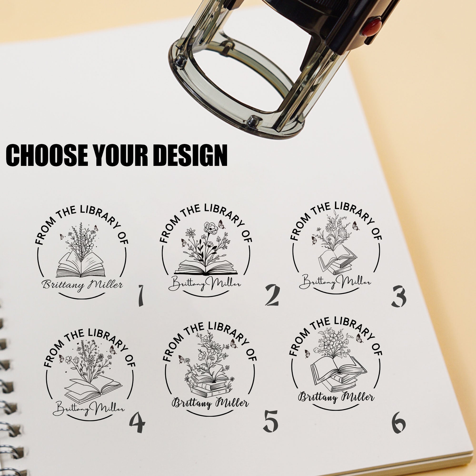 Minimalist Self‑inking Stamp