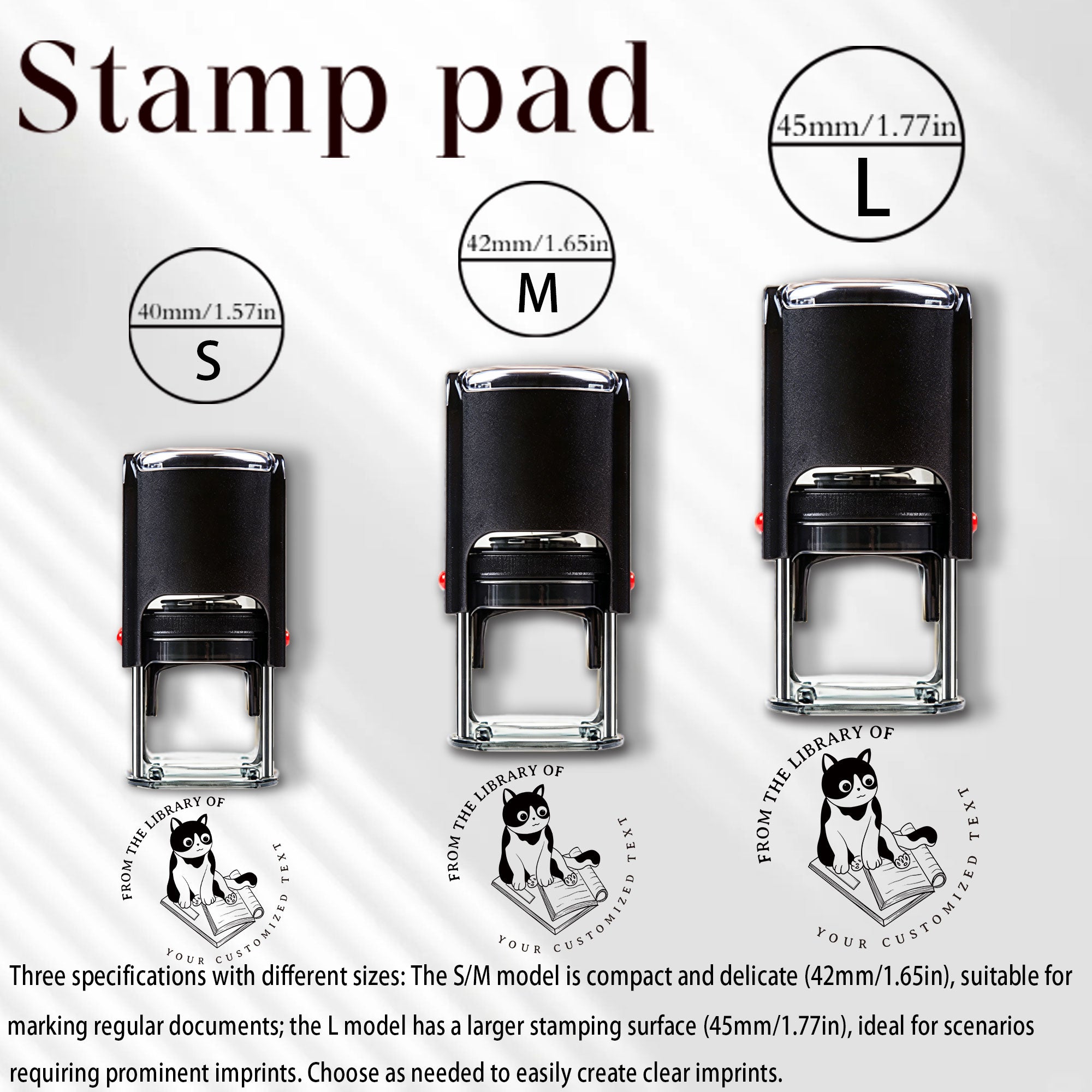 Artistic Self‑inking Stamp