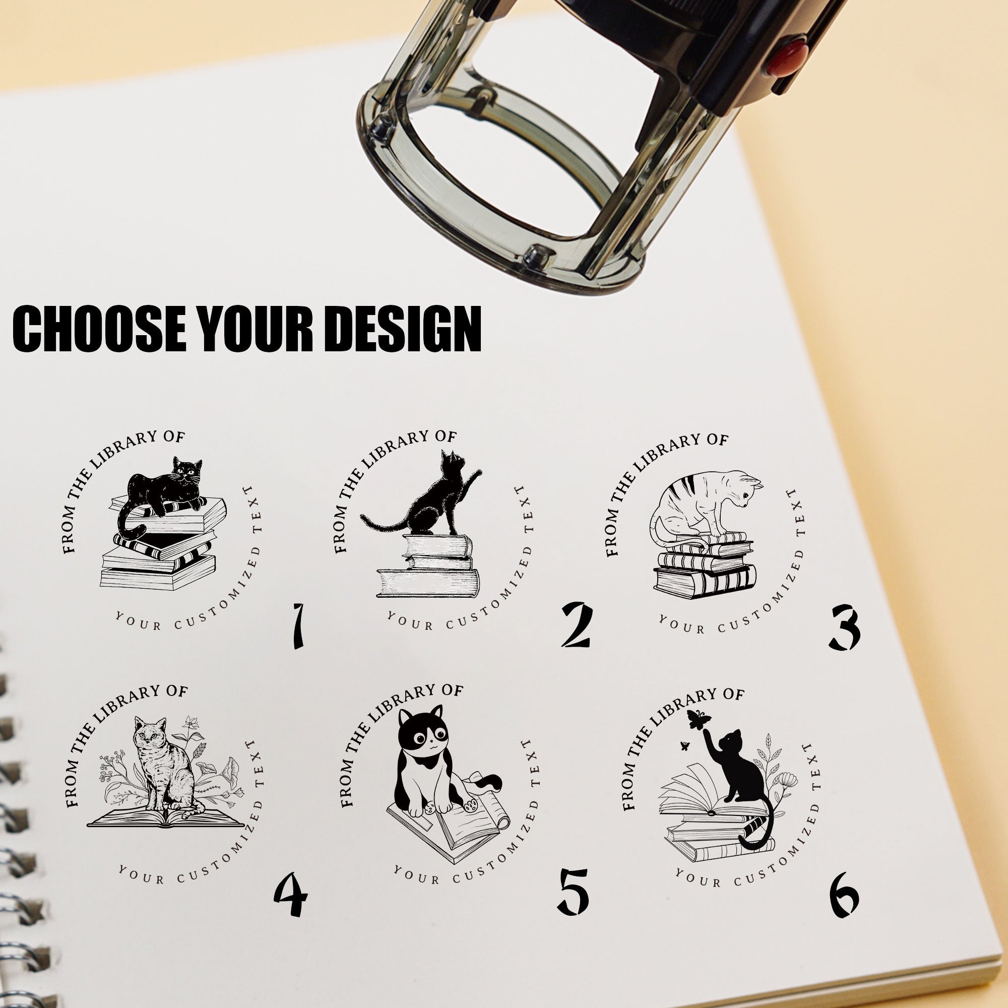 Artistic Self‑inking Stamp